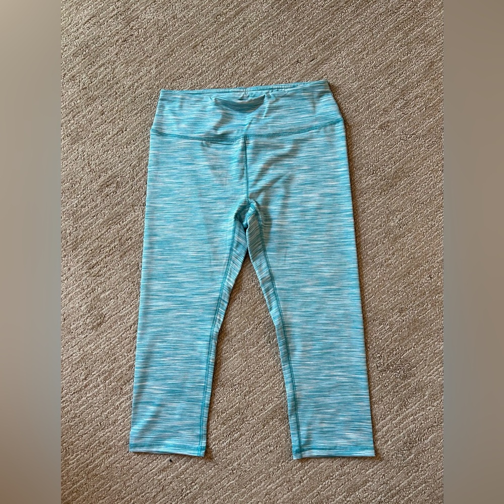 Blue leggings
